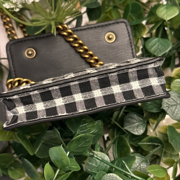 Kurt Geiger London NWT Black and White Checkered Mini Bag - Picture 6 of 10